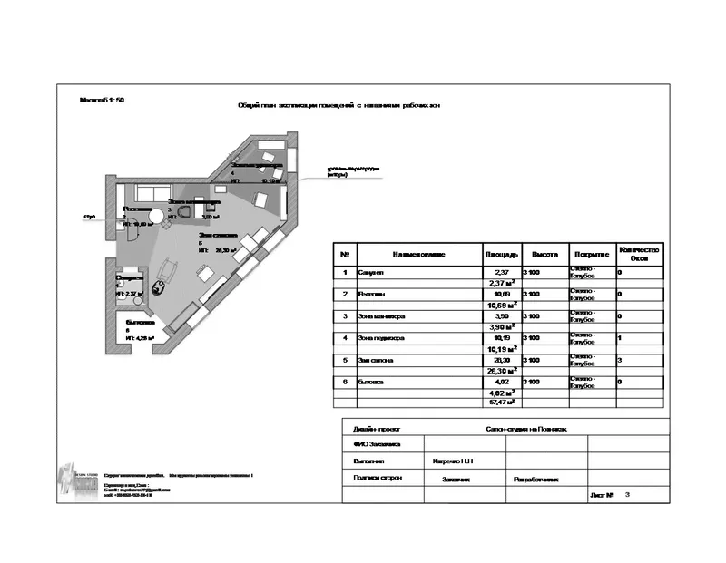 Авторский надзор,  комплексный ремонт.Технический дизайн-проект. 4