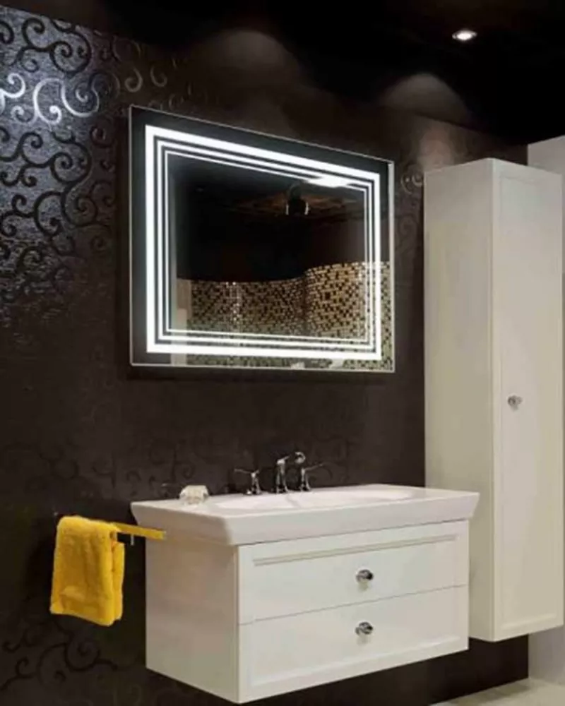 Зеркало для ванной с LED подсветкой от производителя Интерьер НИКС 2