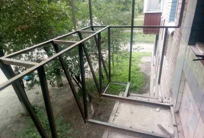 Балконы выносные,  сварка и остекление. Любой сложности + крыши. 2