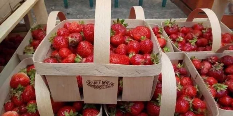 Корзинки из шпона,  упаковка натуральна 5