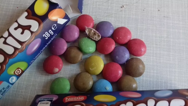 Конфеты драже Smarties (смартис) в натуральной глазури 2