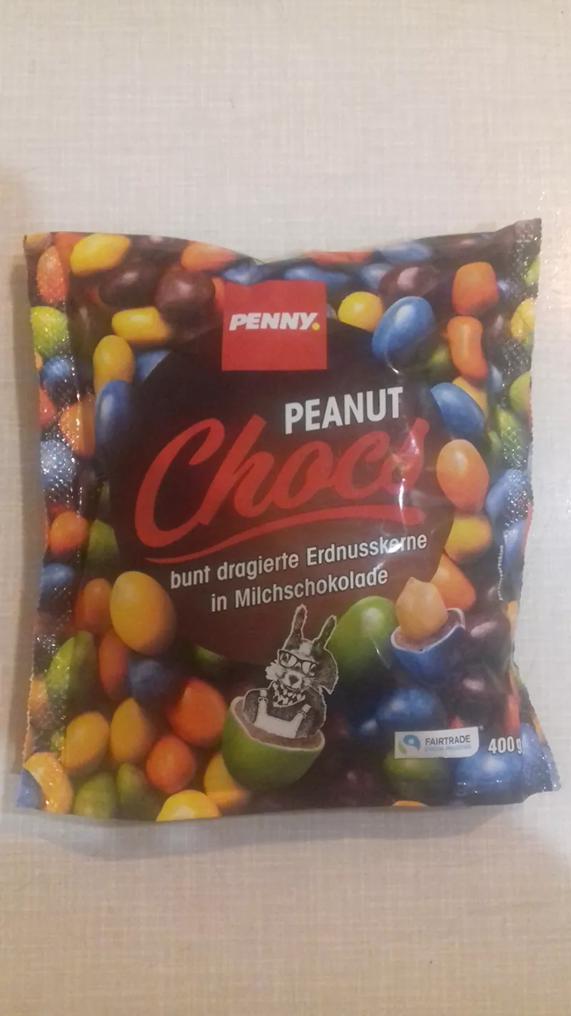 Аналог M&Ms с арахисом (арахис в шоколаде и в разн глаз Chocs ТМ Penny