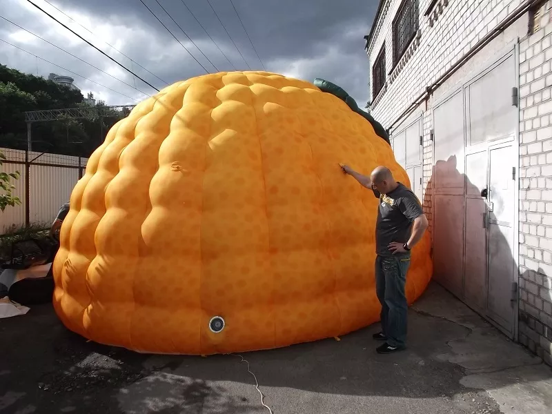 Надувная палатка Иглу Igloo inflatable tent украинского производства 8