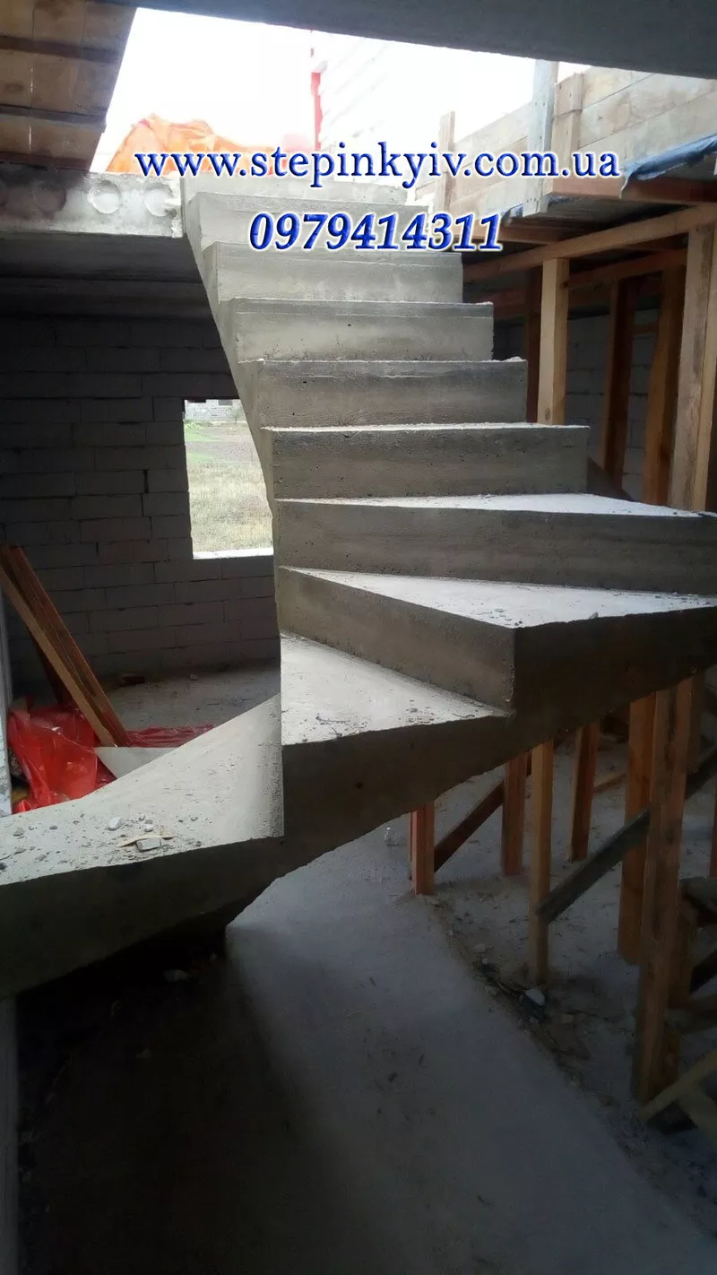 Лестницы из бетона (монолитные) 2