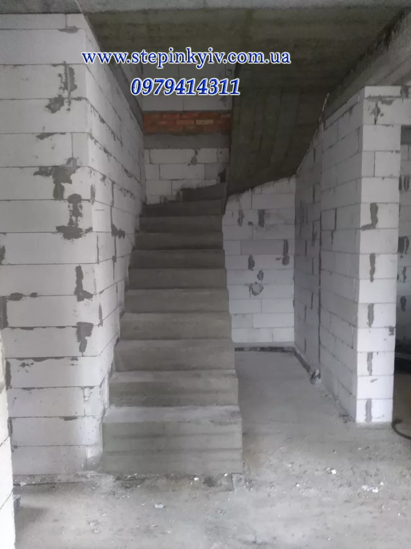 Лестницы из бетона (монолитные) 3