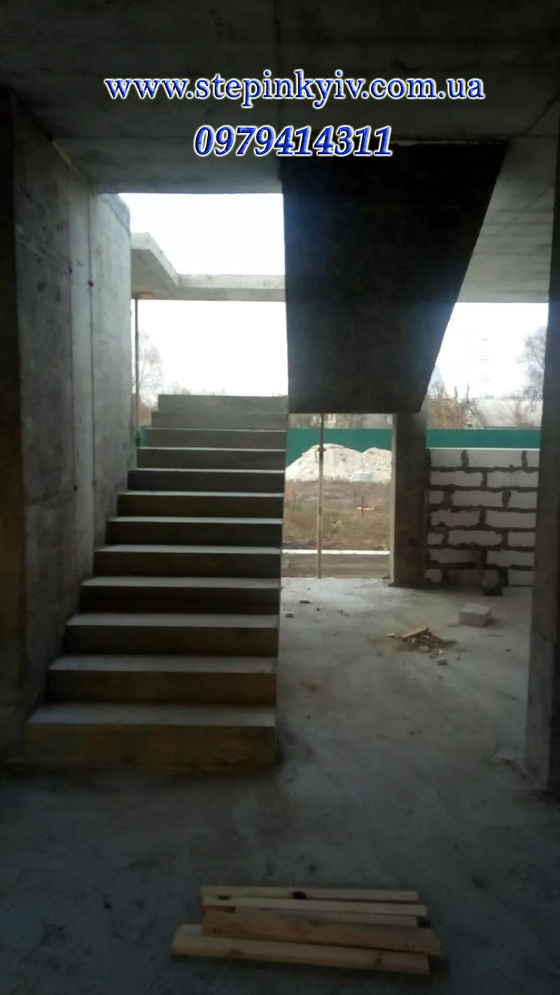 Лестницы из бетона (монолитные) 4
