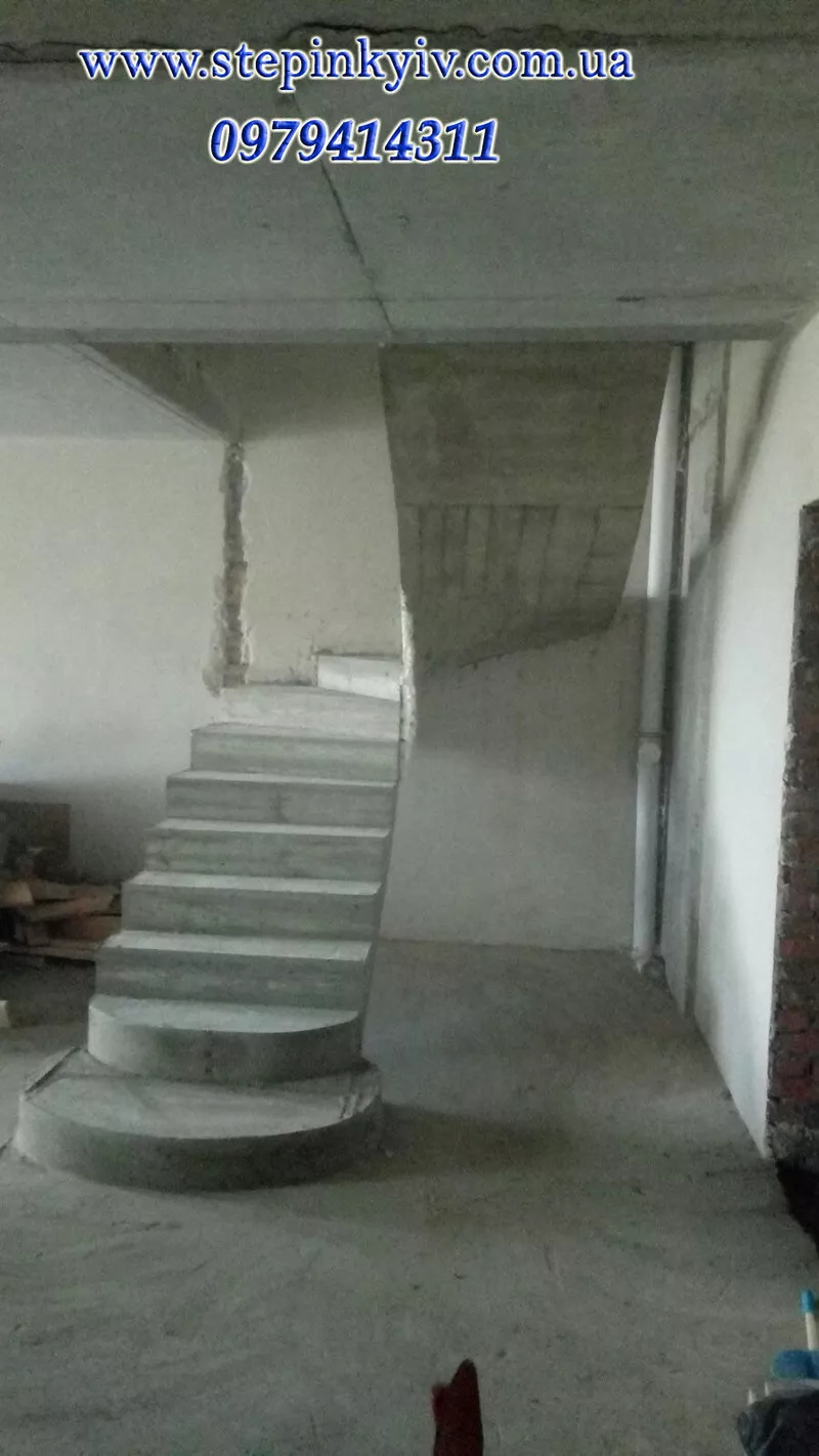 Лестницы из бетона (монолитные) 19