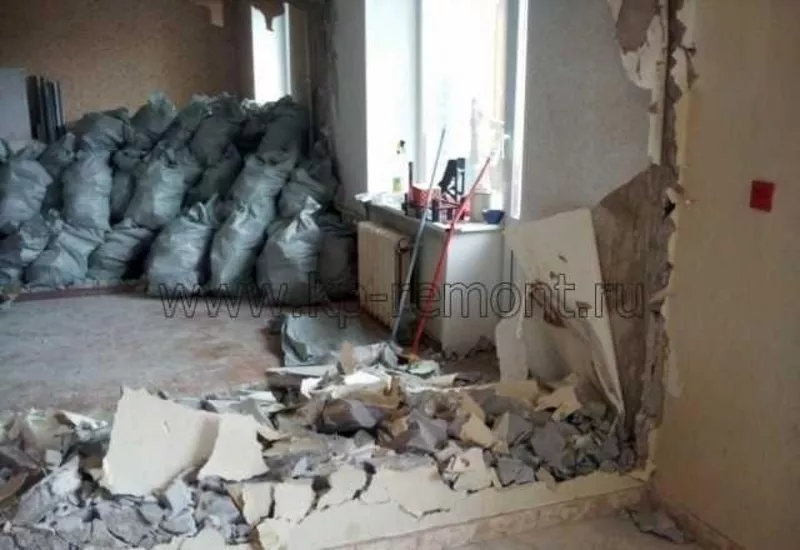 Вывоз строймусора,   хлама.  Демонтаж,   стен,   пола.  Алмазна 2