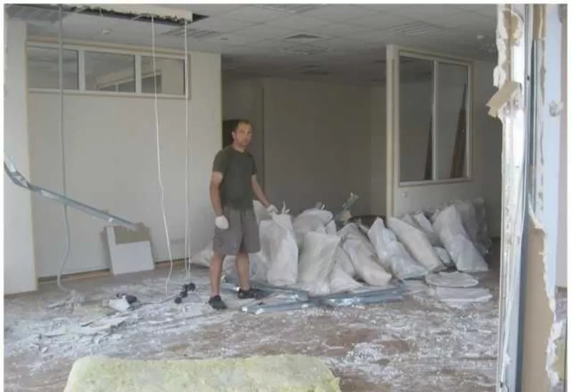 Вывоз строймусора,   хлама.  Демонтаж,   стен,   пола.  Алмазна 5