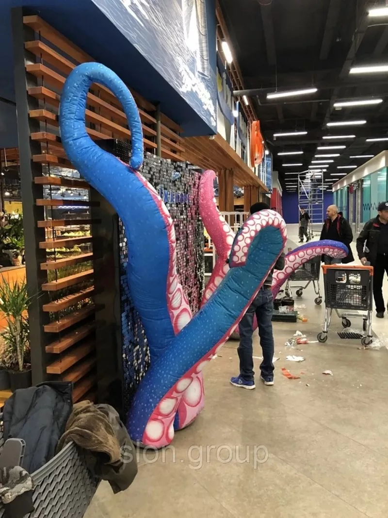 Надувной рекламный осьминог Inflatable octopus 3