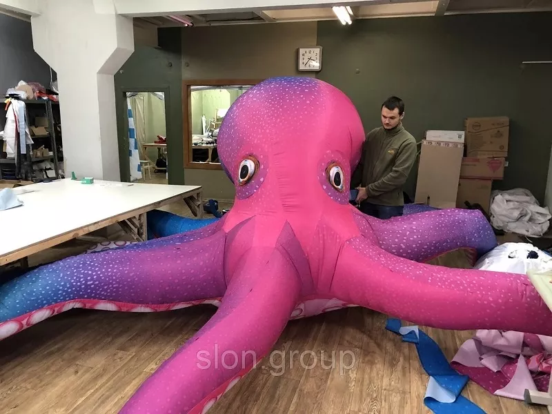 Надувной рекламный осьминог Inflatable octopus 7