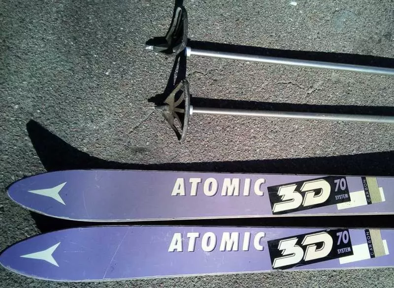 Продам горные лыжи Atomic Carbon 3D 70 System (оригинал) 195 см (б/у). 4
