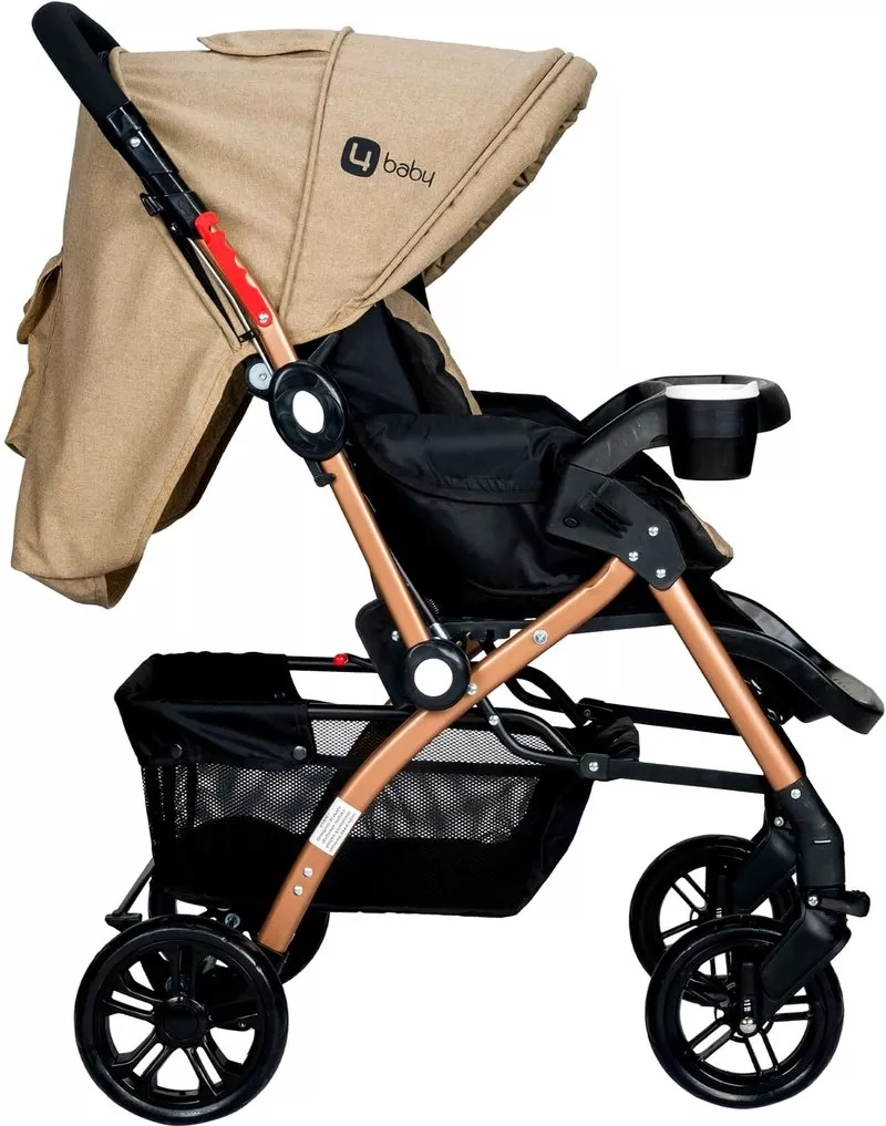 4baby Active Travel Sistem Детская прогулочная коляска и автолюлька 5