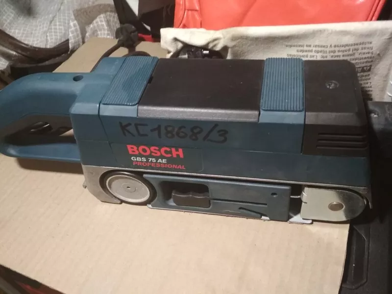 Ленточная шлифмашина Bosch GBS 75 AE. Original. 2