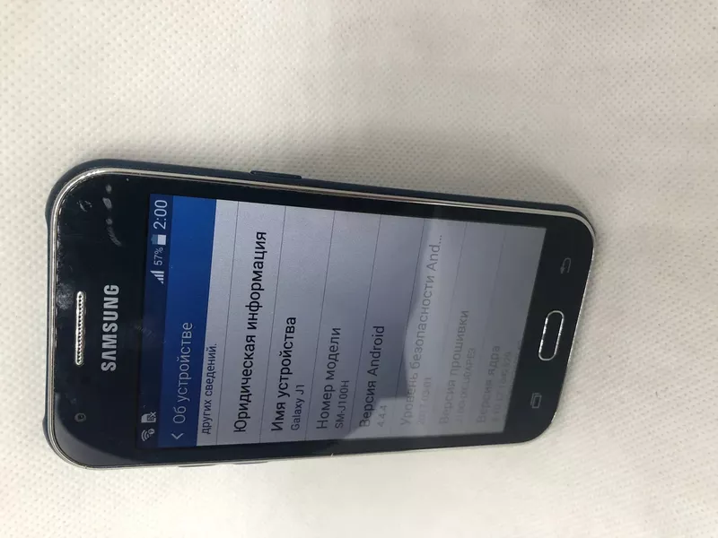 Мобильный телефон Samsung Galaxy J1 2016 SM-J100H Blue 74ВР