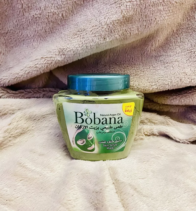 Bobana Natural Argan Oil Skin Scrub Mask 300gm 