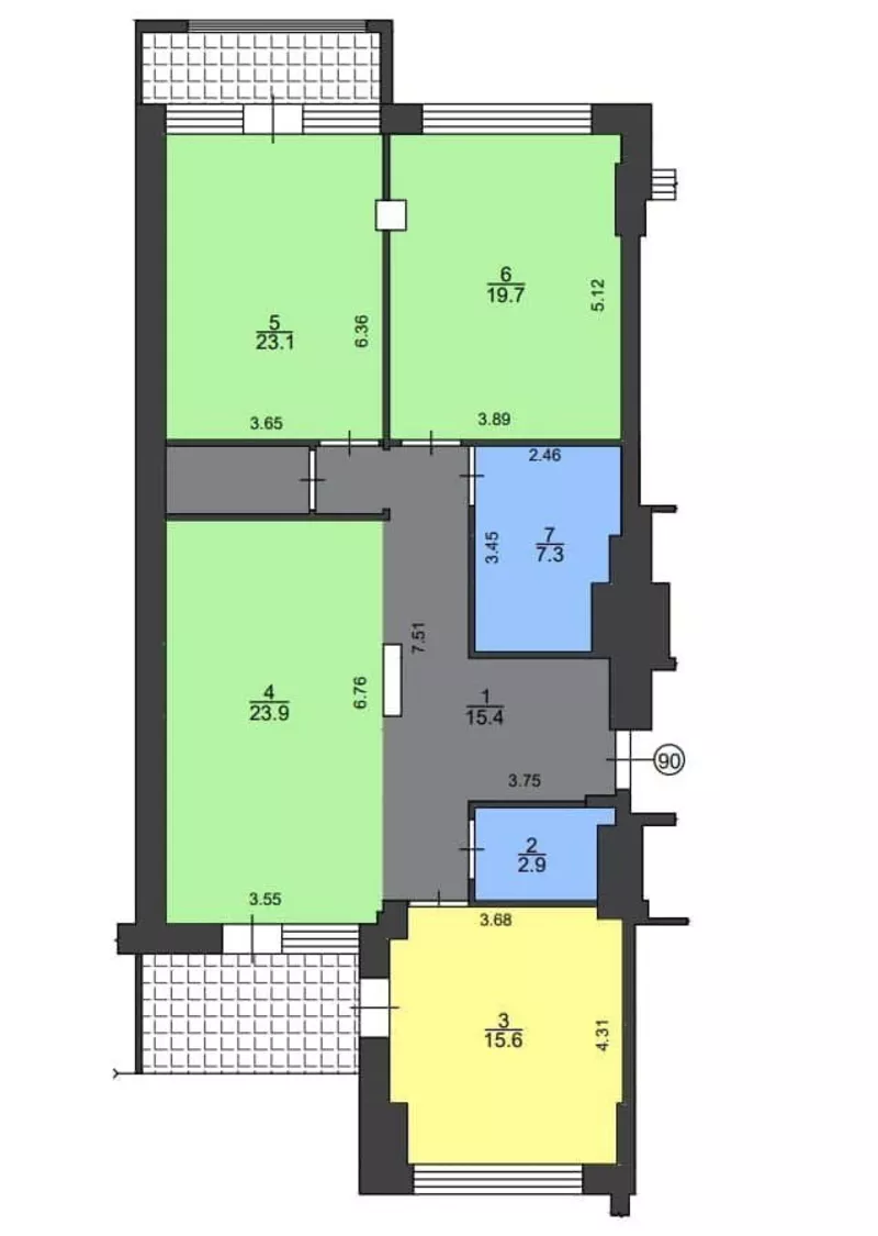 Продажа 3 комнатной квартиры ЖК Новопечерские Липки,  ул. Драгомирова, 3