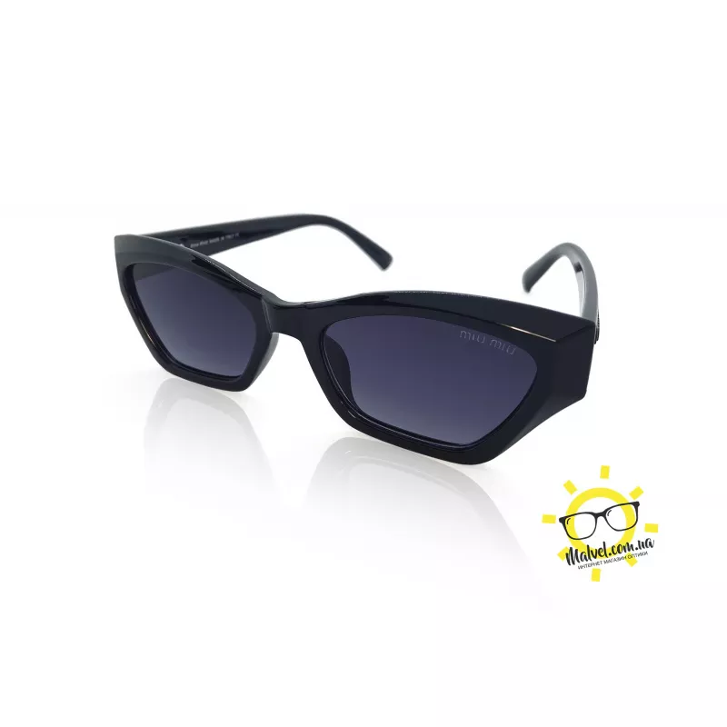 Женские солнцезащитные очки кошачий глаз MALVEL MW- 4533 BLACK 2