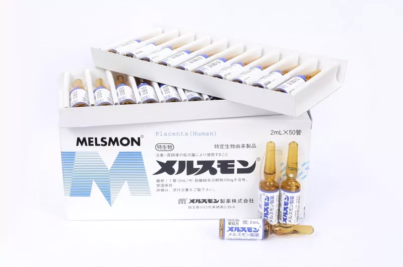 Плацентарные препараты Laennec и Melsmon (Мелсмон),  Япония