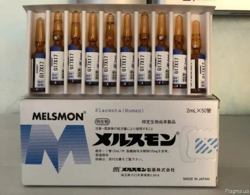 Плацентарные препараты Laennec и Melsmon (Мелсмон),  Япония 2