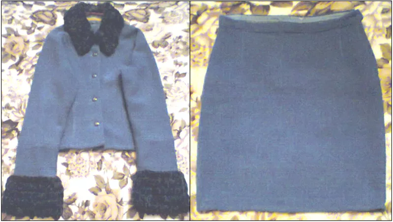 Костюм: пиджак и юбка для девочки
