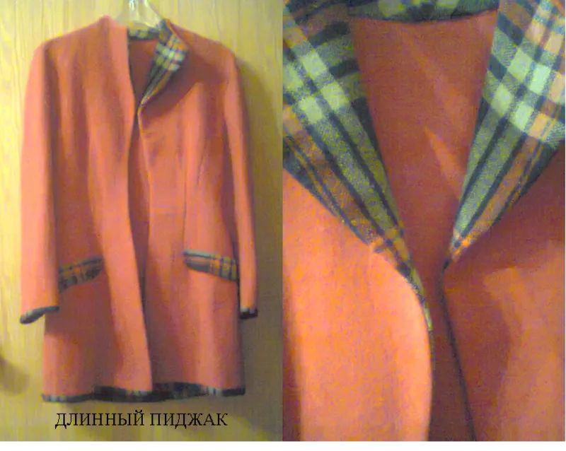 Костюм: длинный пиджак и юбка для девочки 3