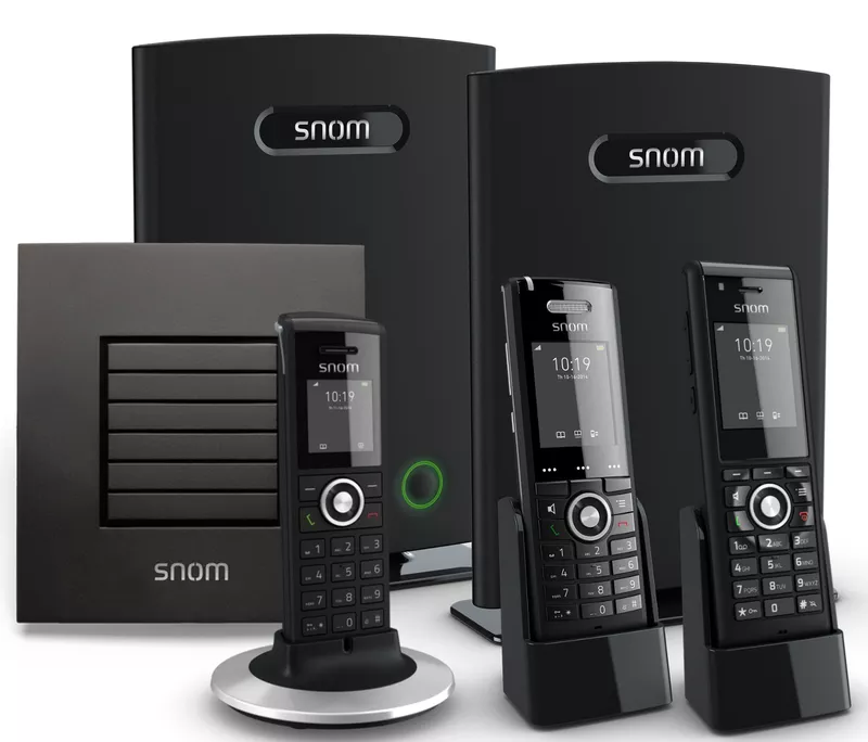 Беспроводные VoIP DECT системы связи Snom 6
