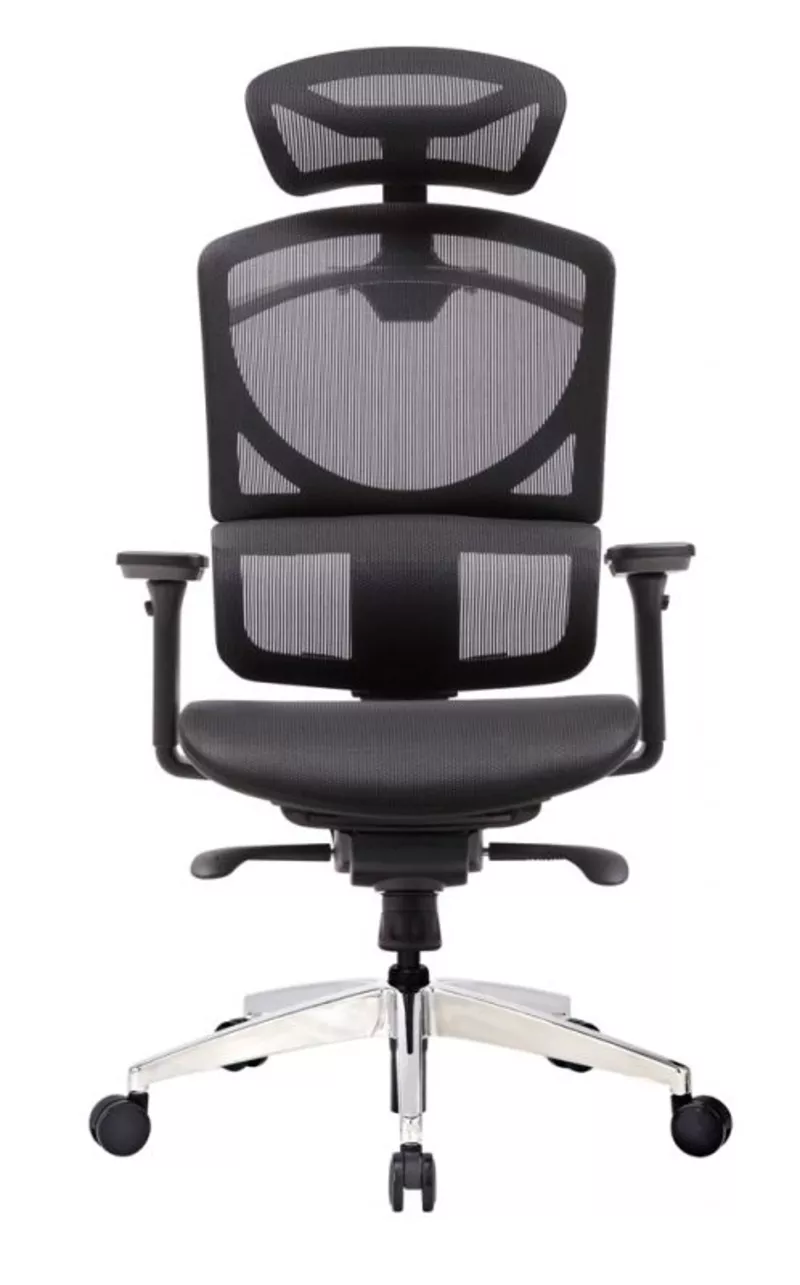 Кресло компьютерное ZERO в черном цвете Италия 4