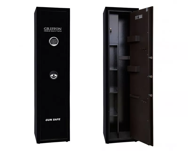 Надежный сейф для оружия Griffon GS.140.E Black с доставкой