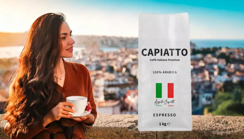 Кава в зернах для продажу в магазині