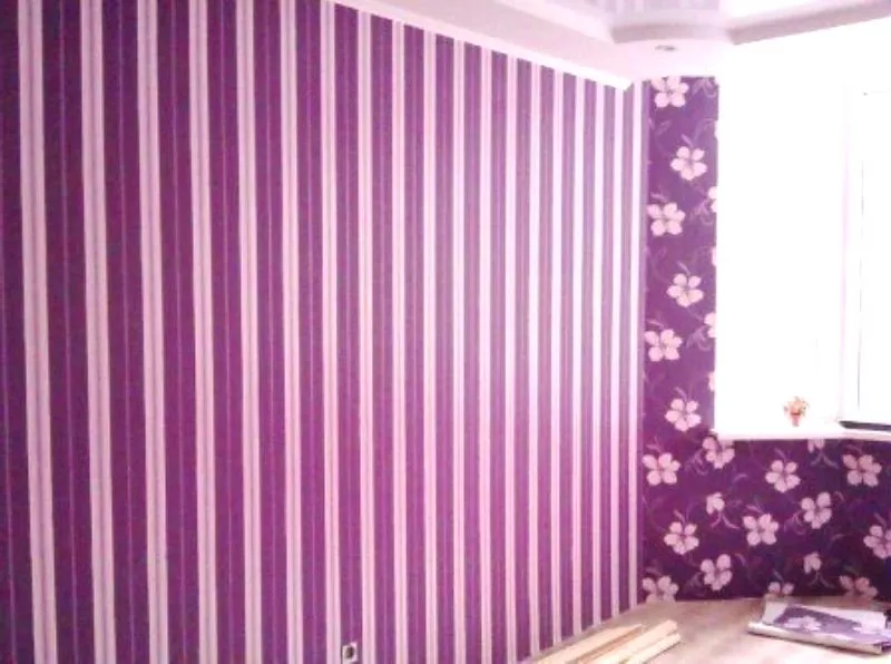 Поклеить обои в Киеве 