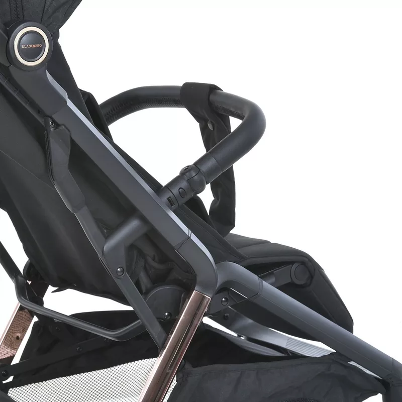 Дитяча прогулянкова коляска Vintage Plum Чорна 3