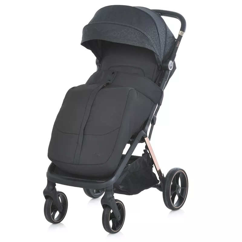 Дитяча прогулянкова коляска Vintage Plum Чорна 7