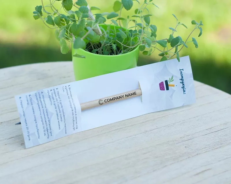 Квітучі олівці з логотипом. Друк на олівцях 3