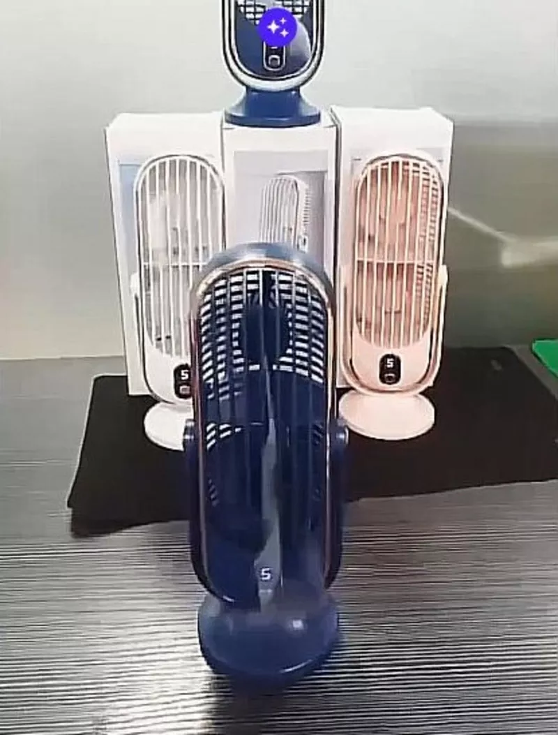 Вентилятор-кондиціонер акумуляторний,  5 швидкостей,  до 5 годин роботи 9