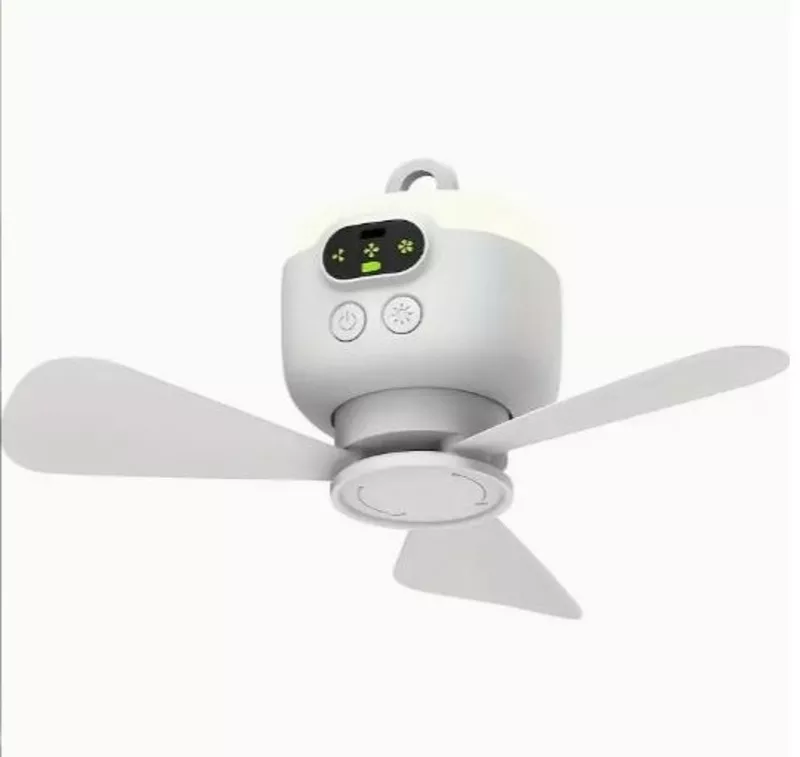 Навісний акумуляторний вентилятор, з підсвічуванням та дист.керуванням 8