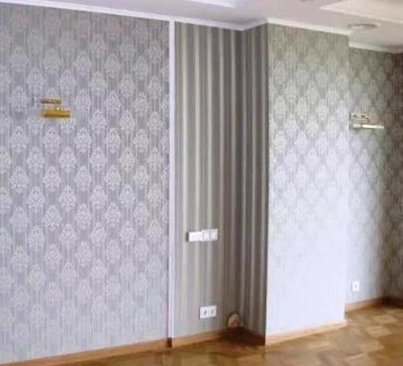 Поклейка шпалер Київ Приватний майстер 
