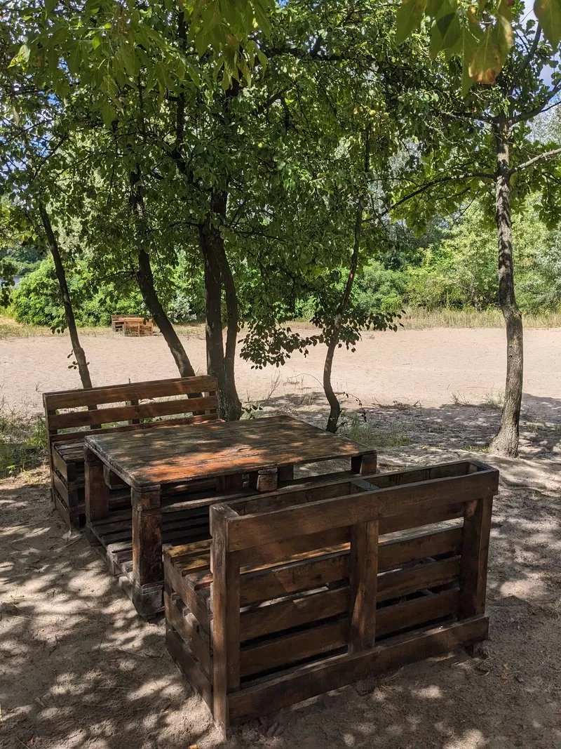 Беседки на берегу Днепра. Гидропарк. 3