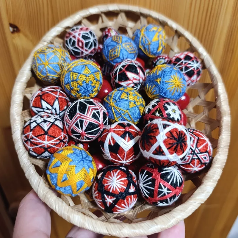 Темарі Київ,  кульки темарі Київ,  набори темарі Київ,  новорічний декор  2