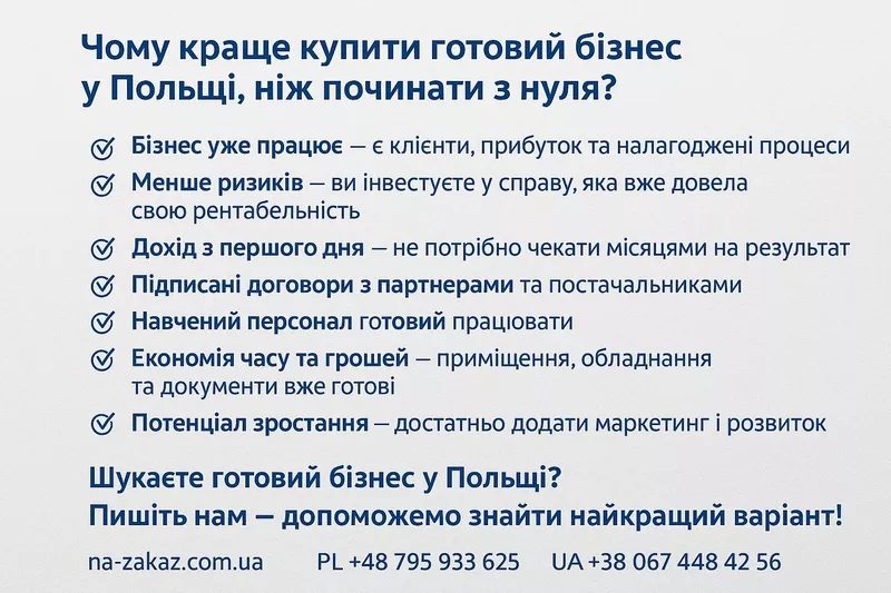 Бізнес в Польщі. Бізнес в Польщі