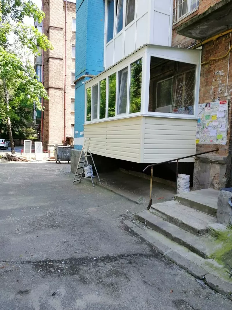 Розширення (збільшення) балконів та лоджій,  зварювальні роботи 3