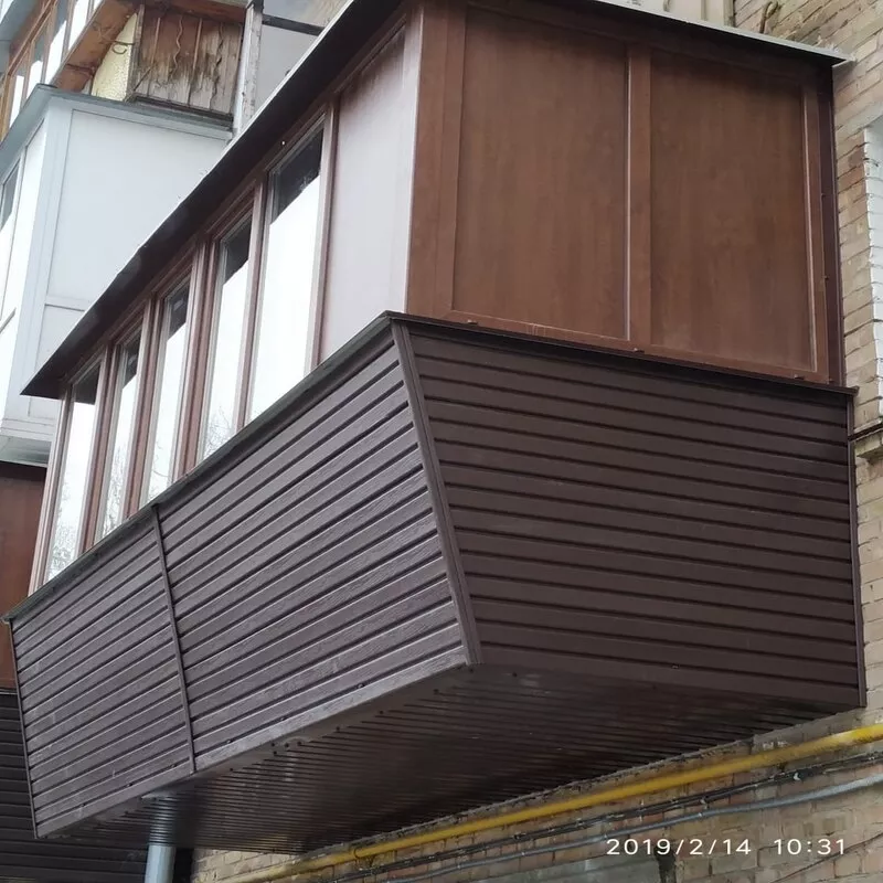 Розширення (збільшення) балконів та лоджій,  зварювальні роботи 9