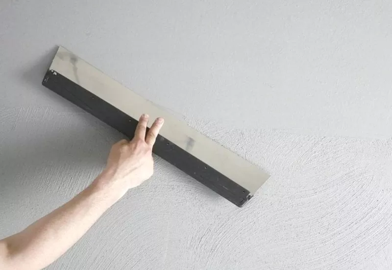 Шпаклевка стен потолков