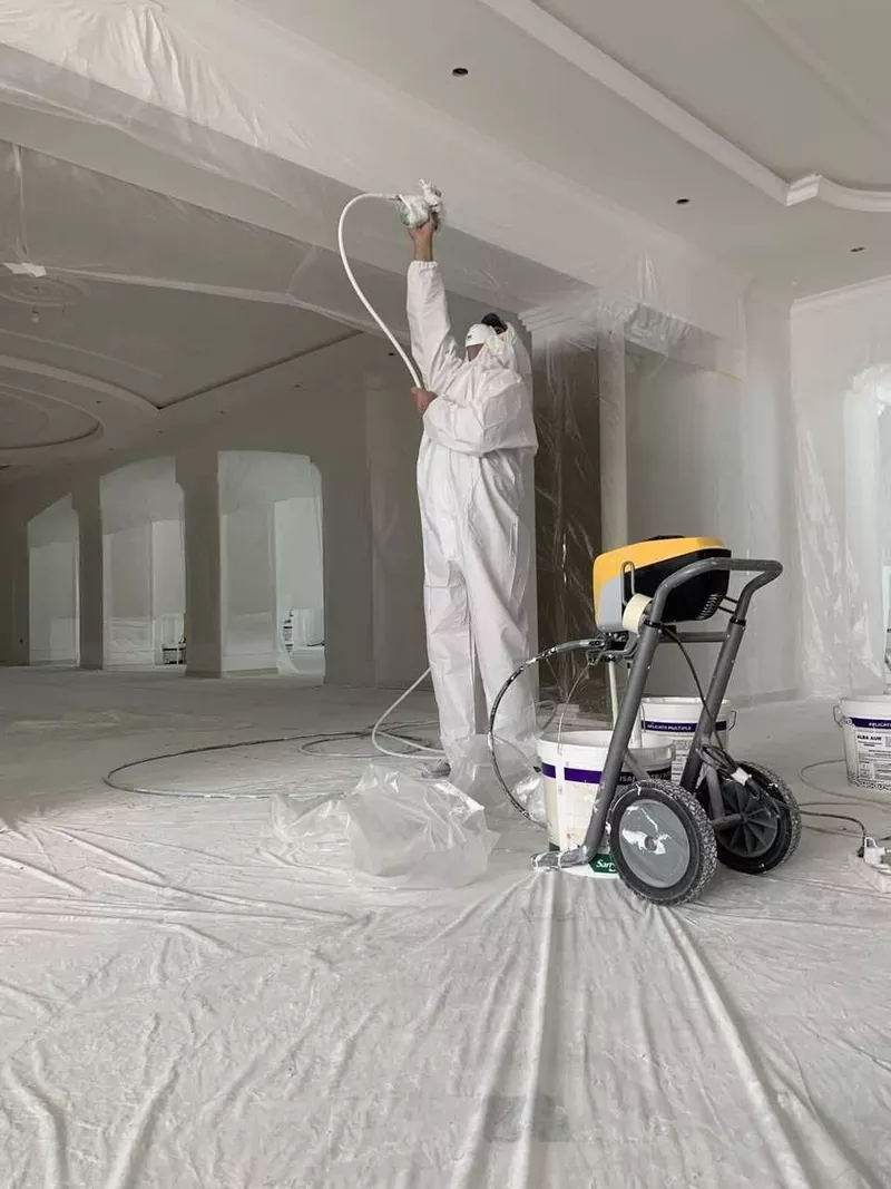 Безвоздушне Фарбування - стін, стелі , колон - висока якість 2