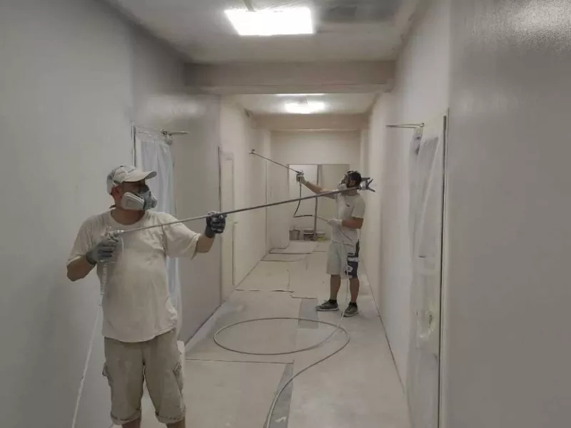 Малярні роботи офісу - дому - колір вибирає замовник. (стиль - лофт)