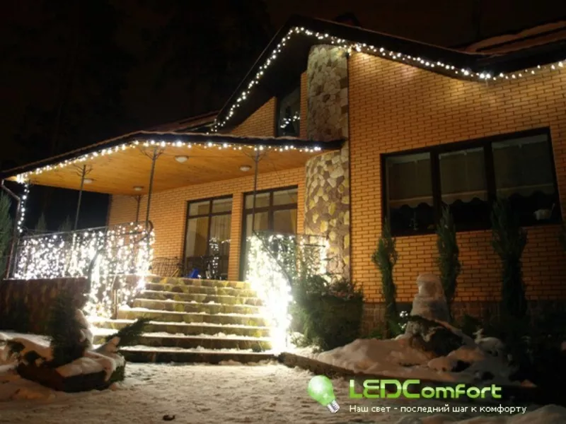 Новорічна ілюмінація,  прикрасити гірляндами! 2