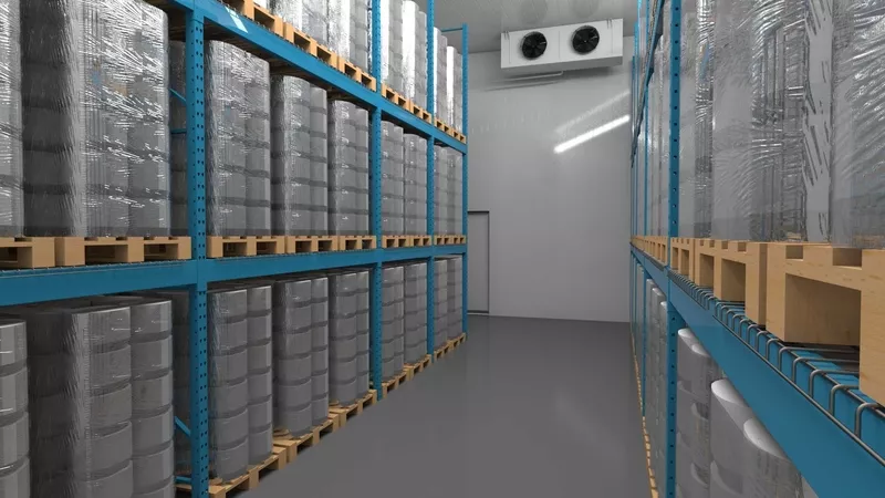 Камера заморозки/хранения молочной продукции - установка с оборудовани 2