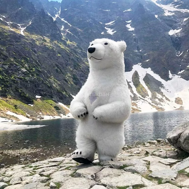 Надувний костюм «Білий Ведмідь» від виробника. 4