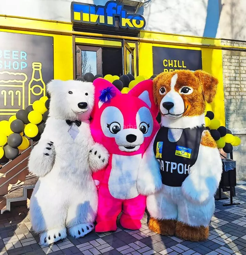 Надувний костюм «Білий Ведмідь» від виробника. 3