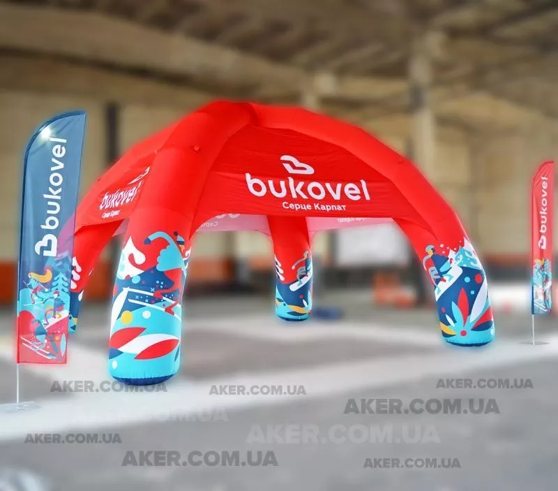 Надувні арки та надувні намети. Надувна рекламна. 3